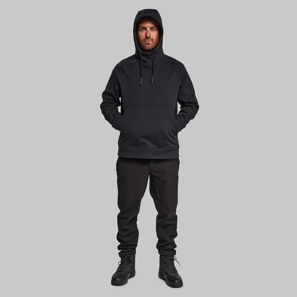 100 Year Overhead Hoodie. Black edition