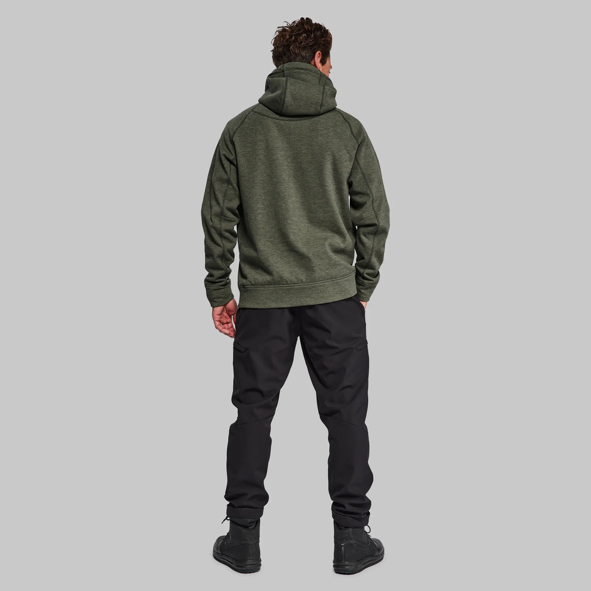100 Year Overhead Hoodie. Grey-Green edition