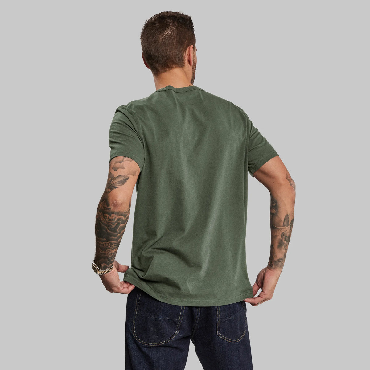 100 Year T Shirt. Olive edition