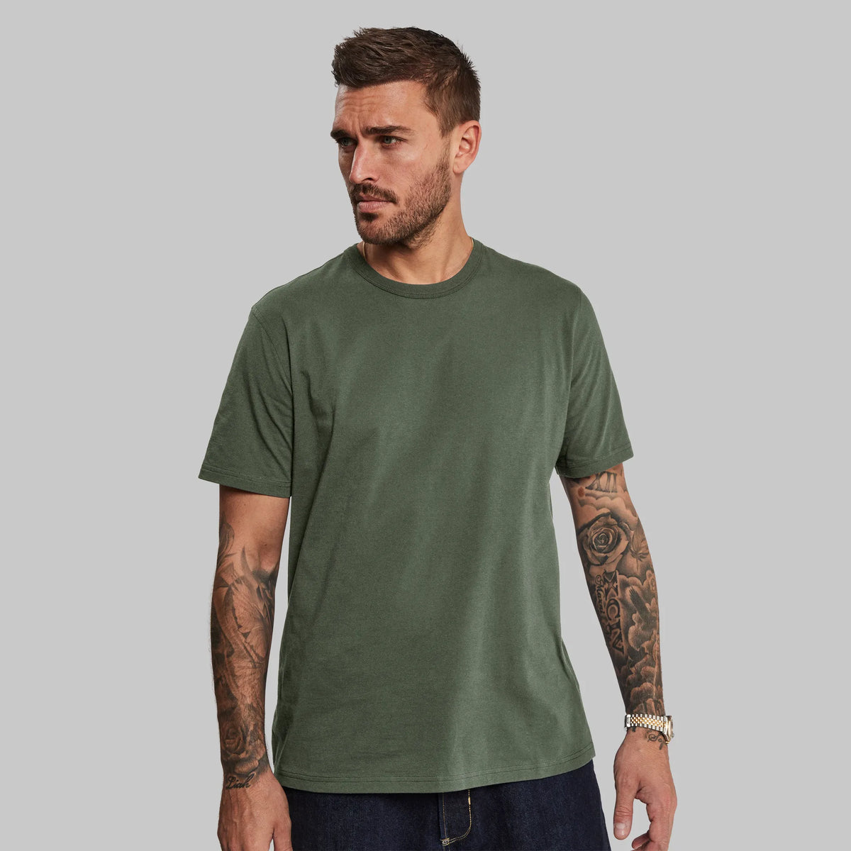 100 Year T Shirt. Olive edition