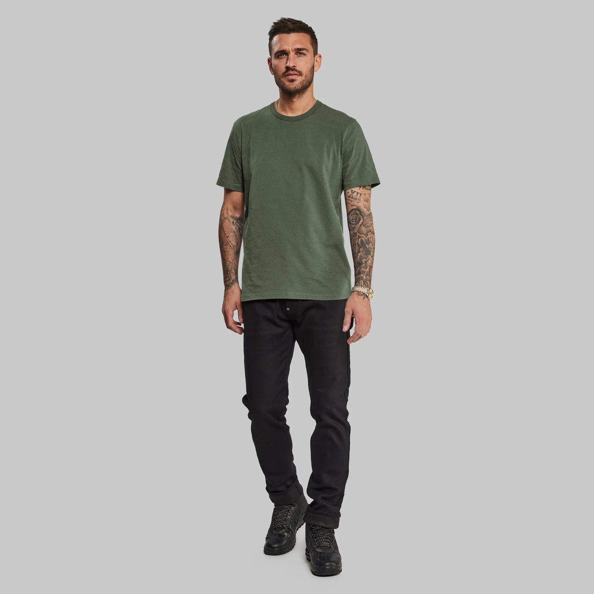 100 Year T Shirt. Olive edition