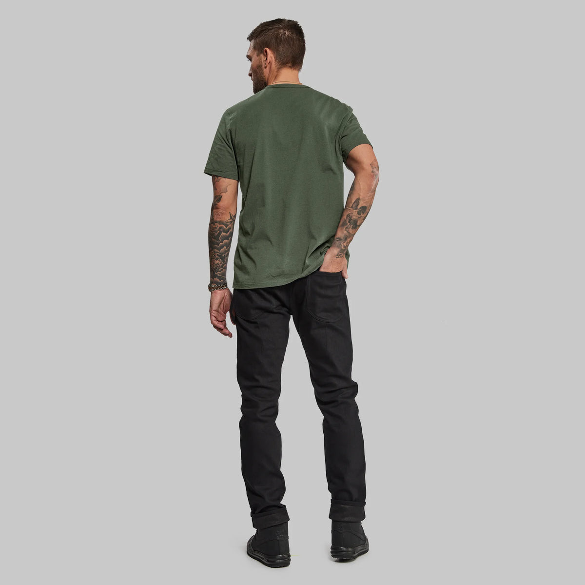 100 Year T Shirt. Olive edition