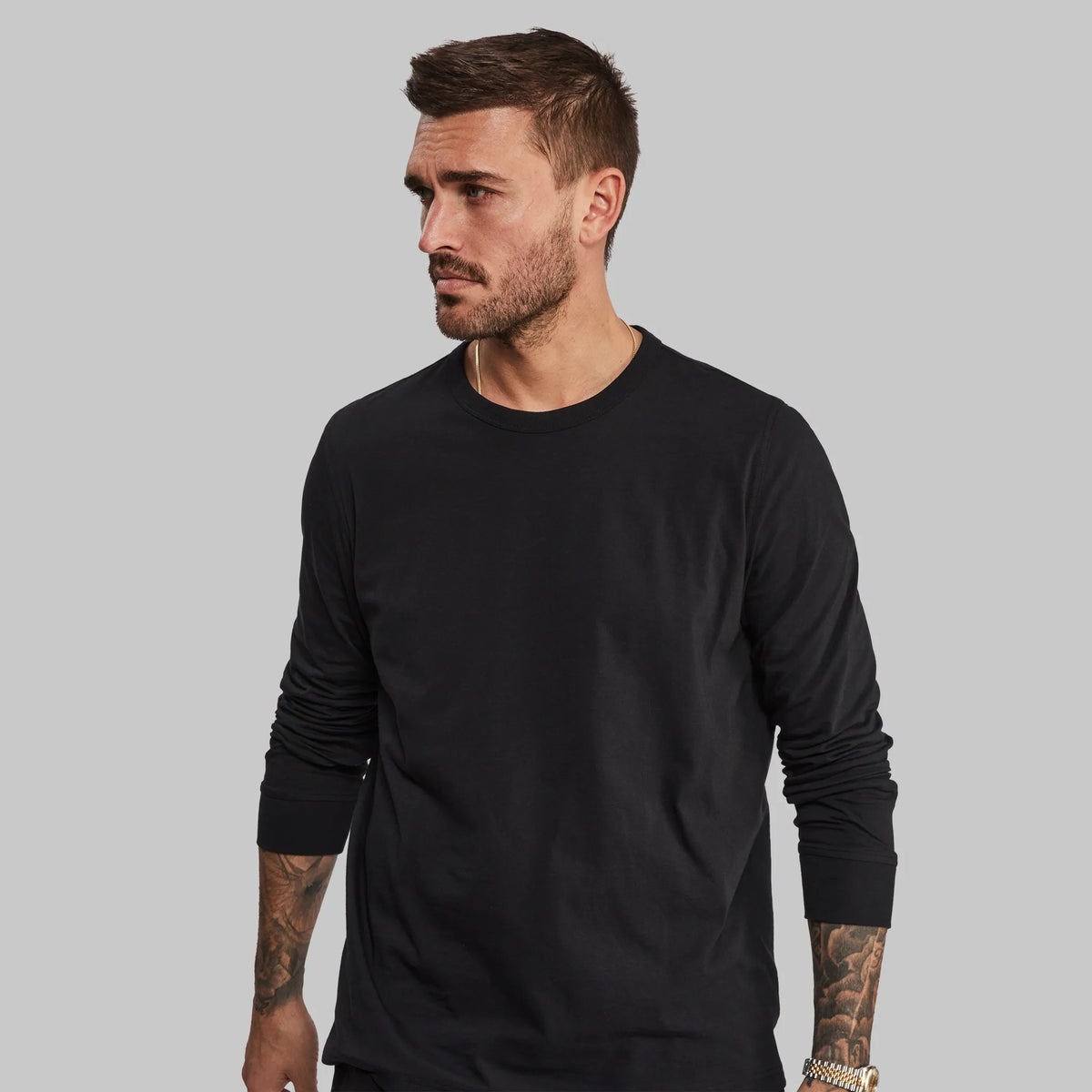 100 Year T Shirt. Long Sleeve Black edition – Vollebak