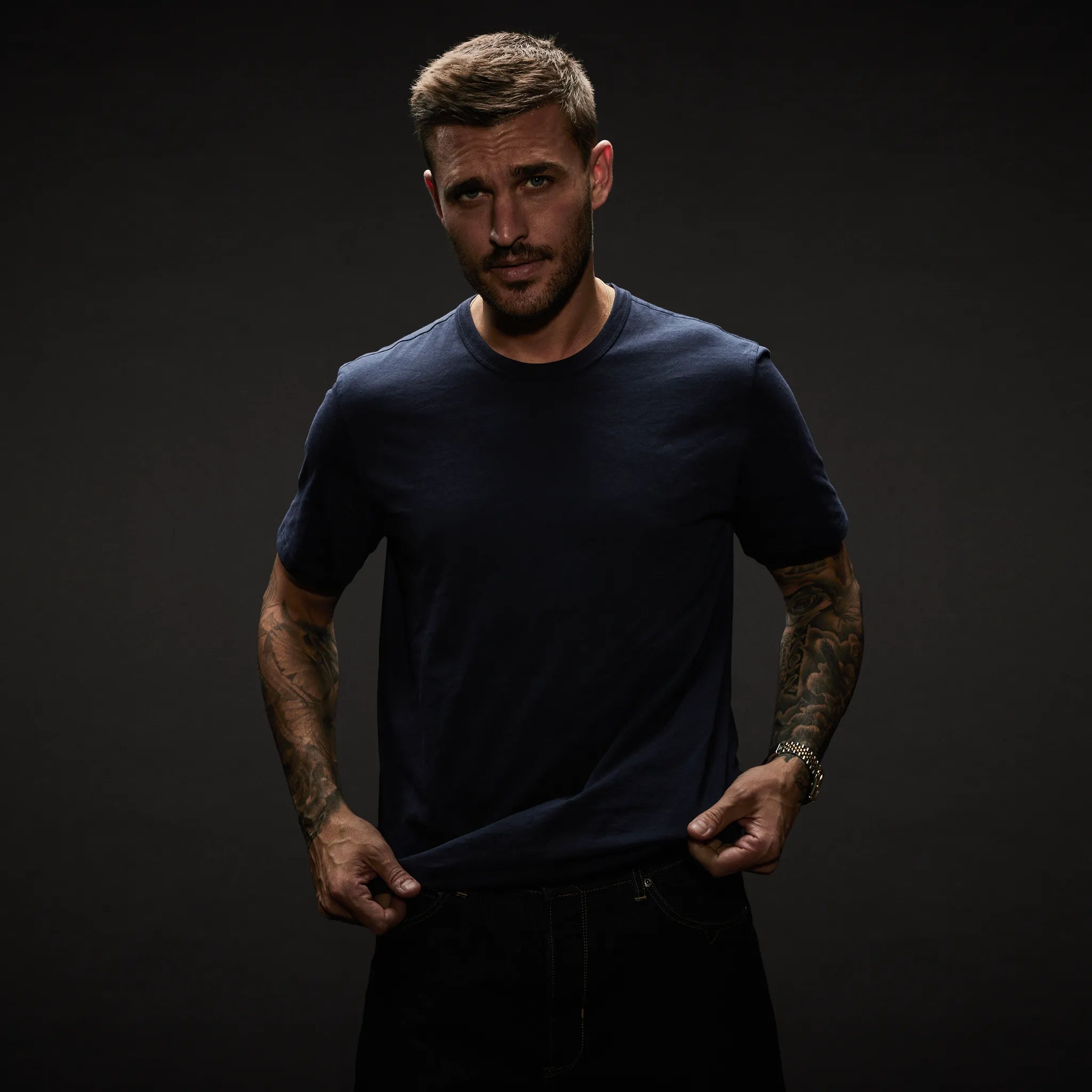 100 Year T Shirt. Navy edition