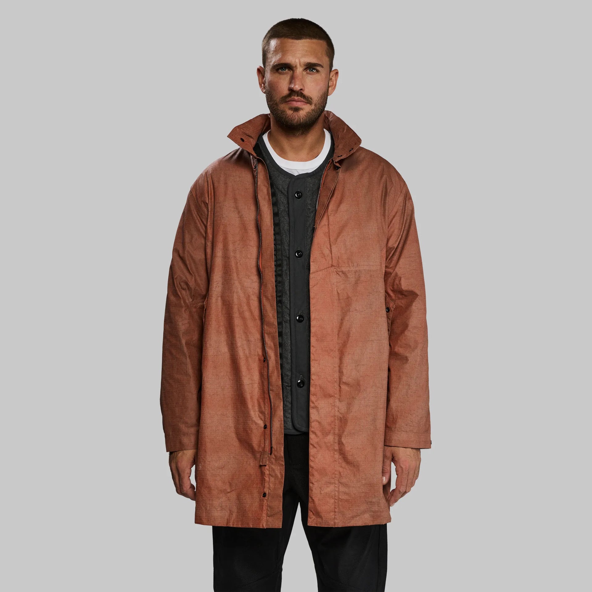 Thermal Cloaking Jacket. Rust edition