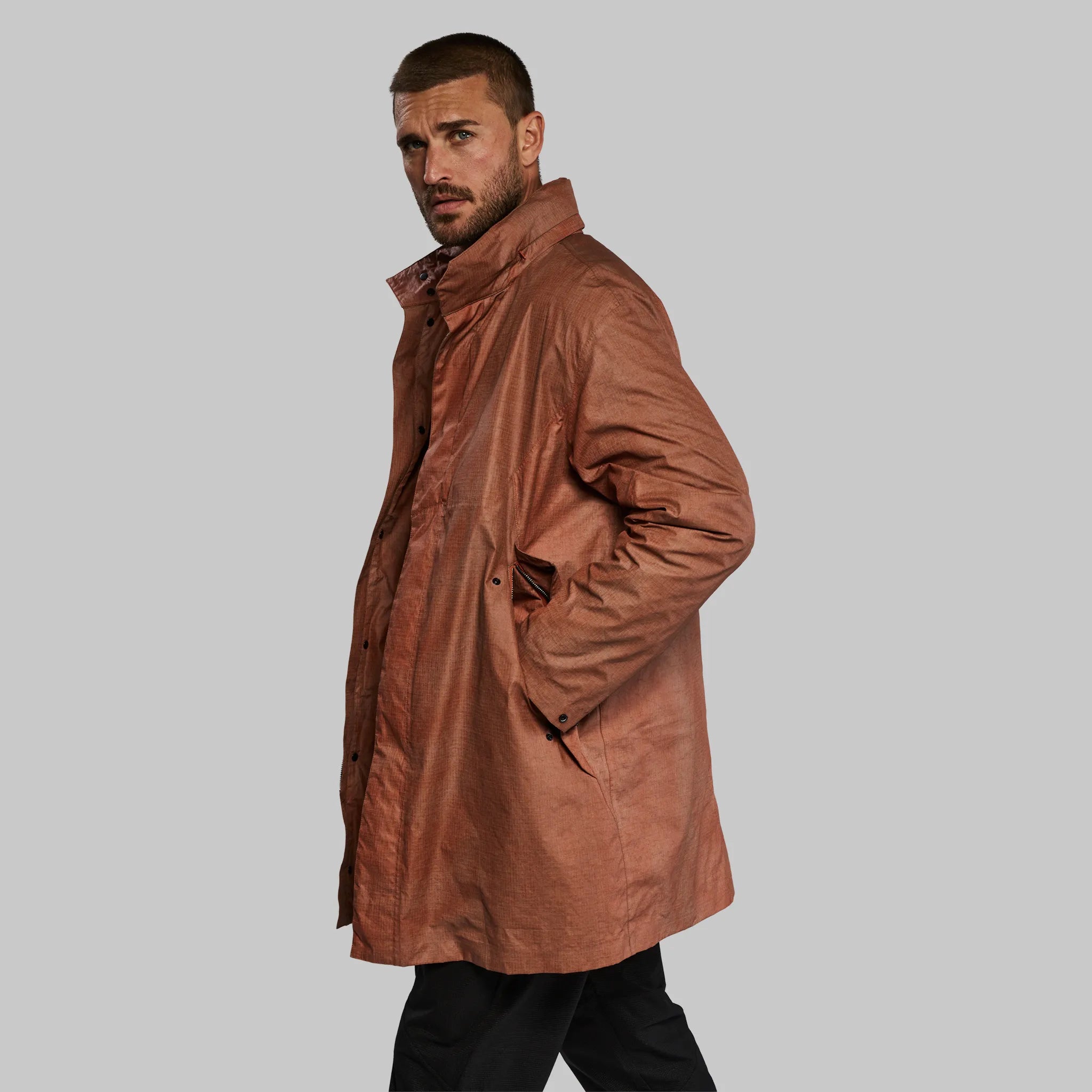 Thermal Cloaking Jacket. Rust edition