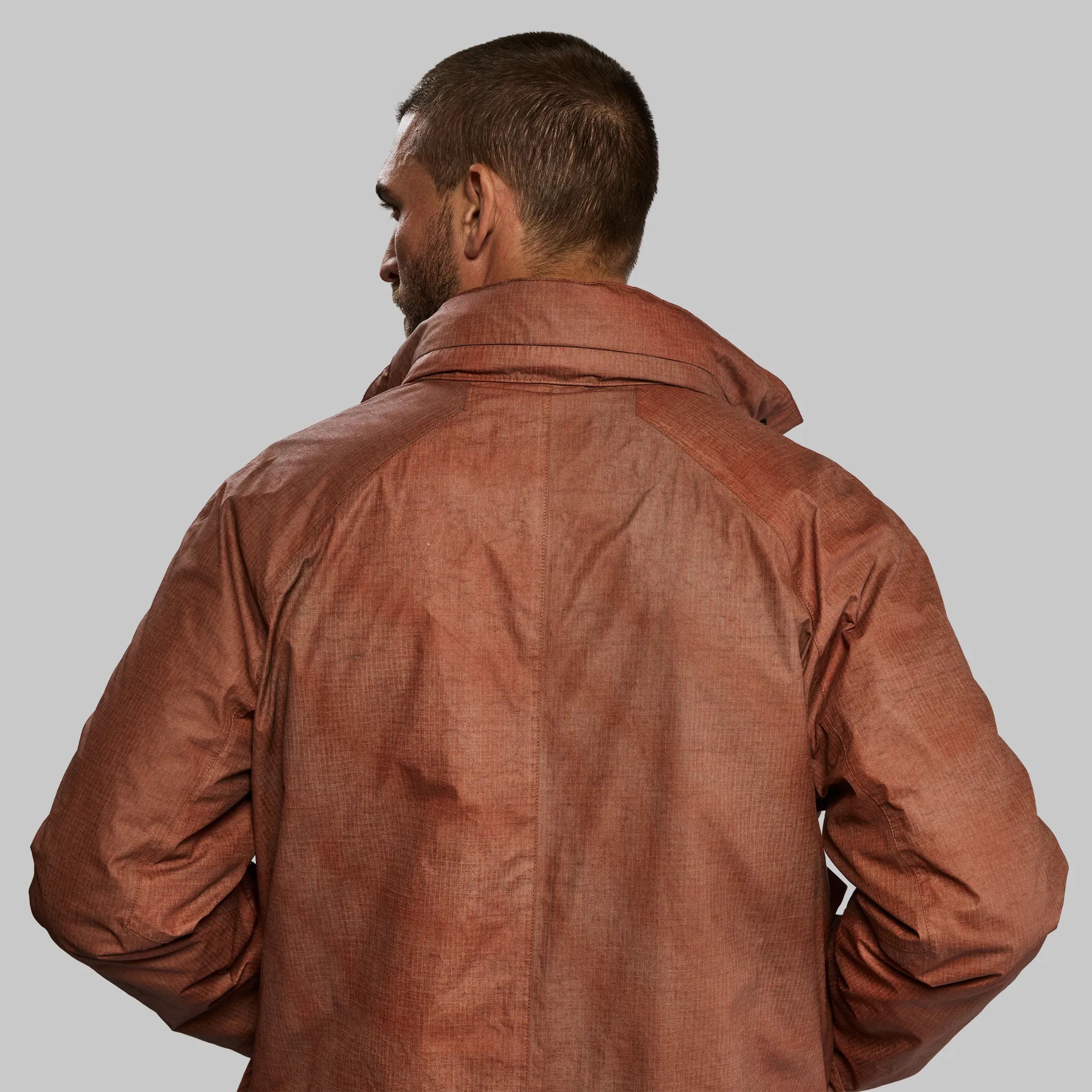 Thermal Cloaking Jacket. Rust edition