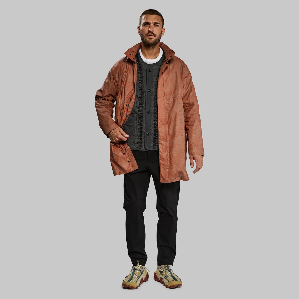 Thermal Cloaking Jacket. Rust edition