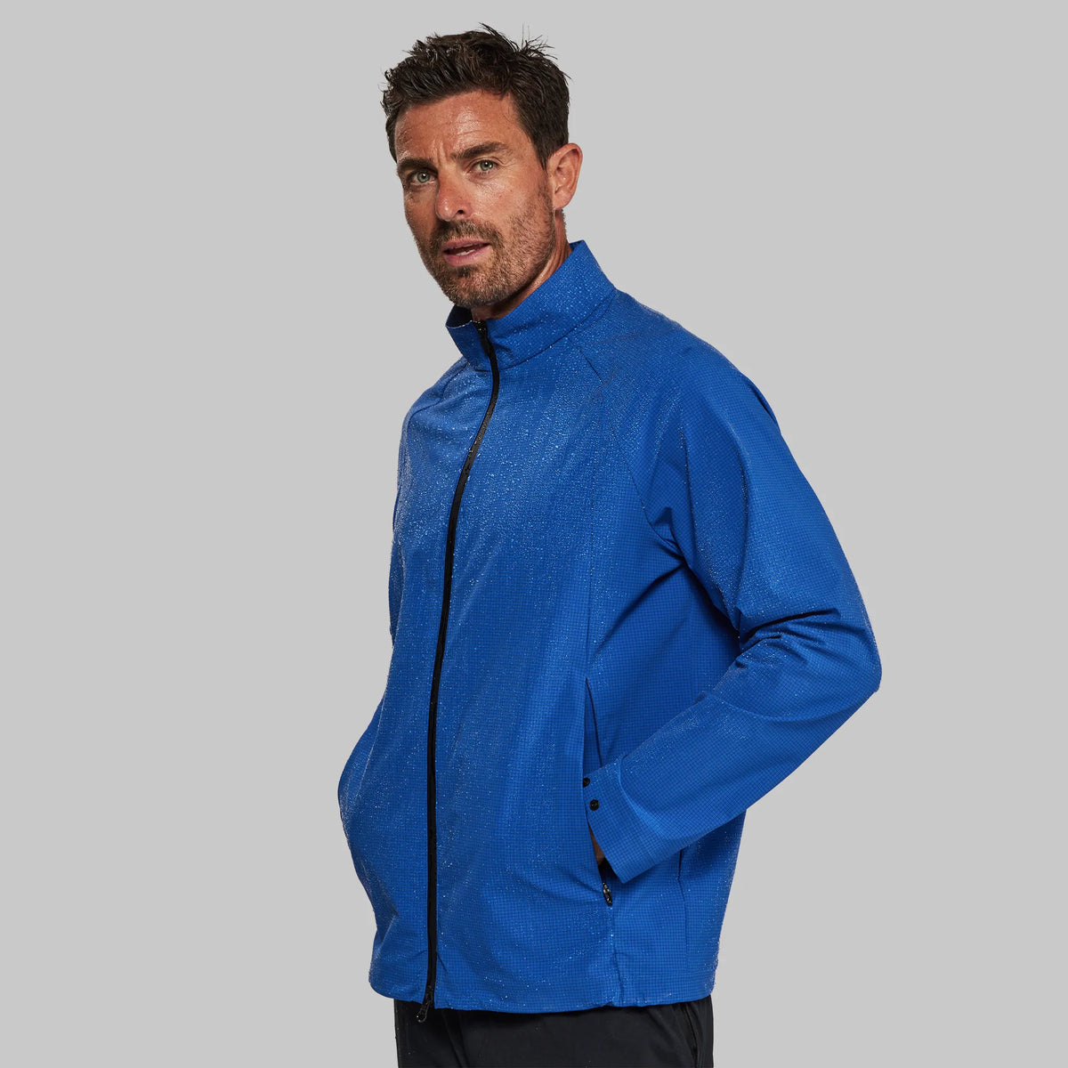 Carbon Fibre Jacket. Blue Edition