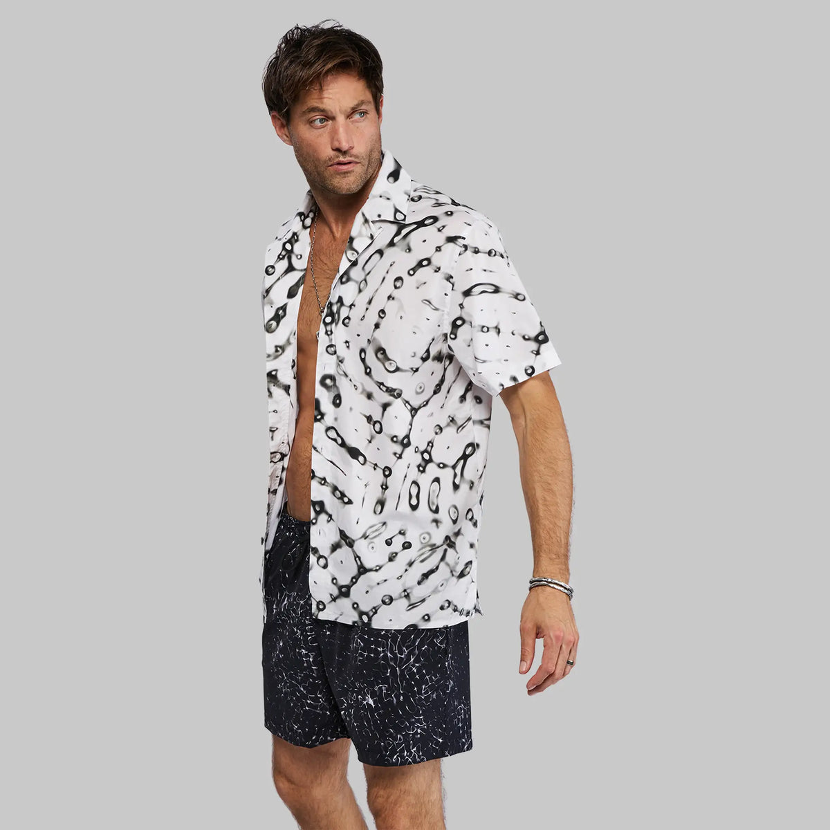 Cymatic Swim Shorts. Black edition