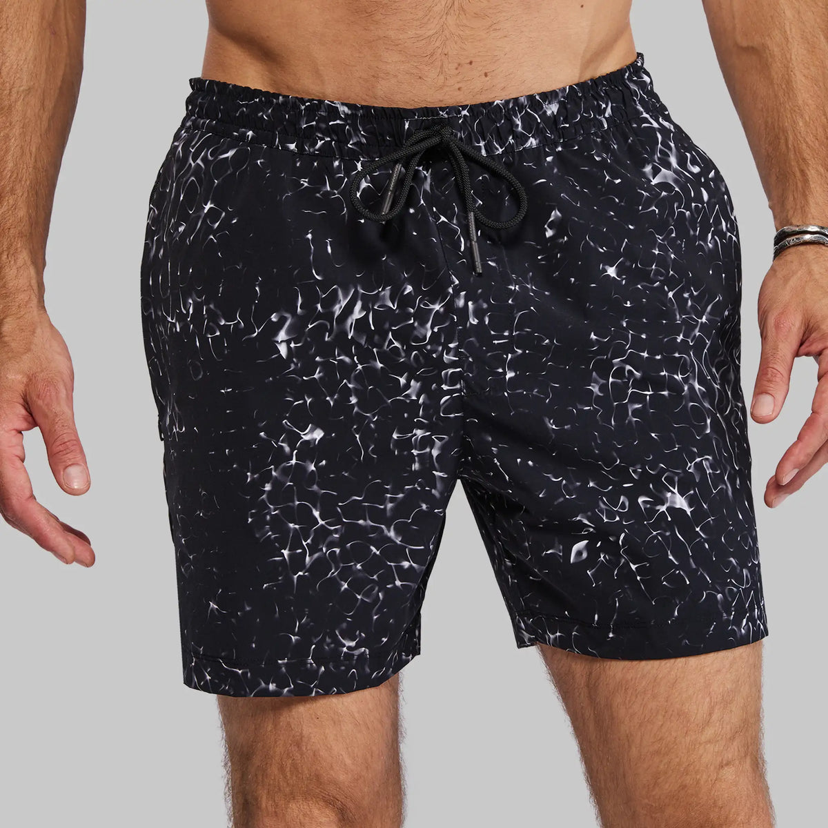 Cymatic Swim Shorts. Black edition