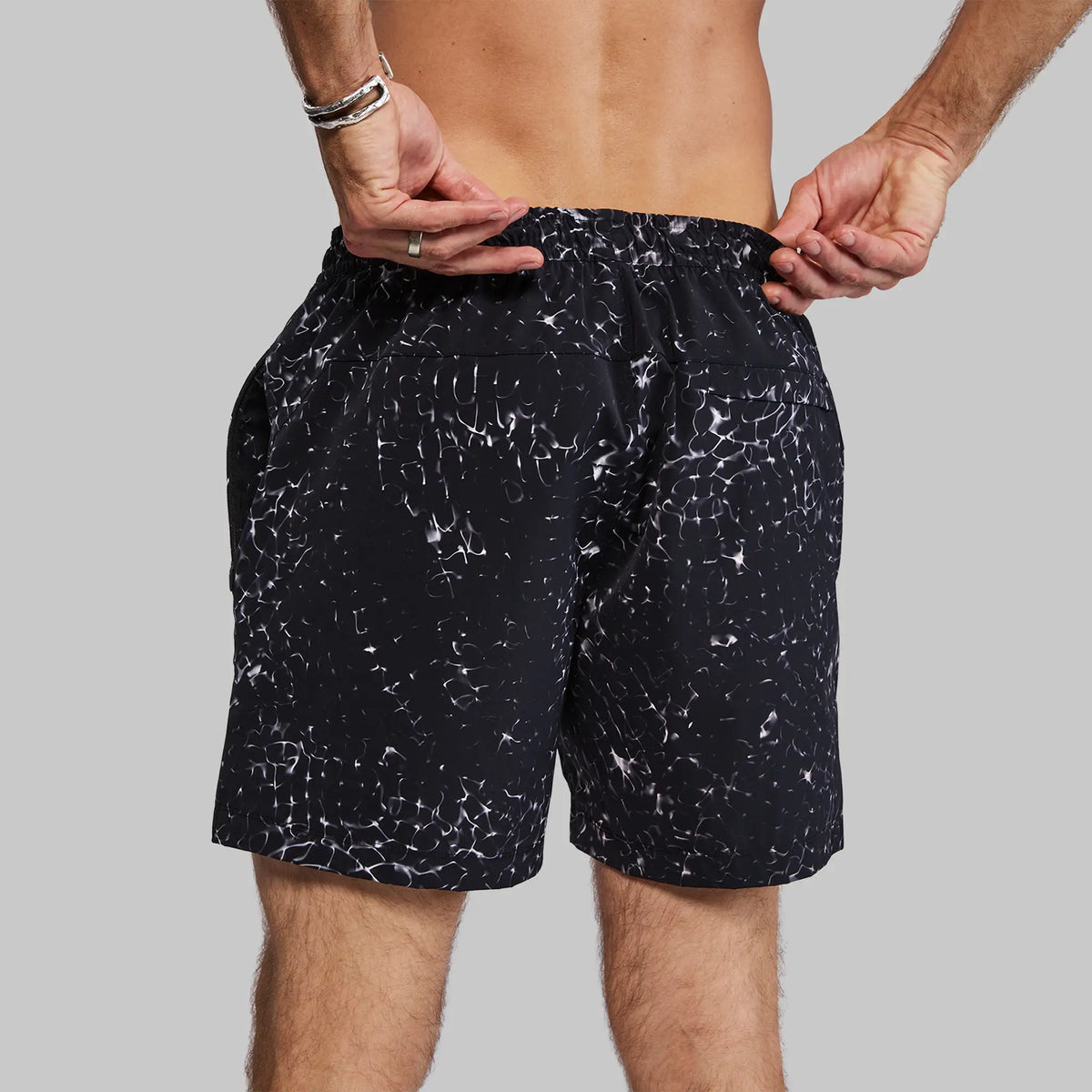 Cymatic Swim Shorts. Black edition