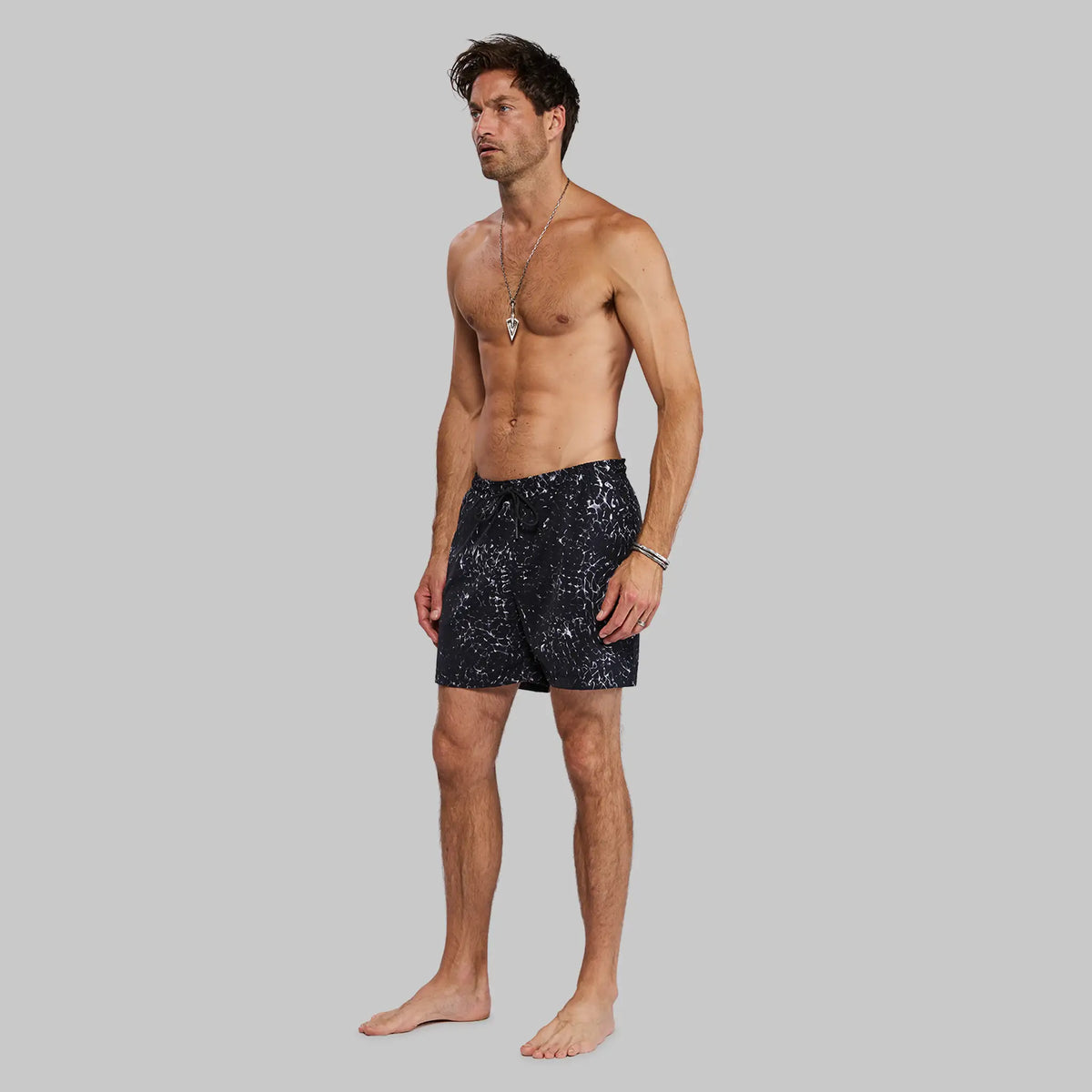 Cymatic Swim Shorts. Black edition