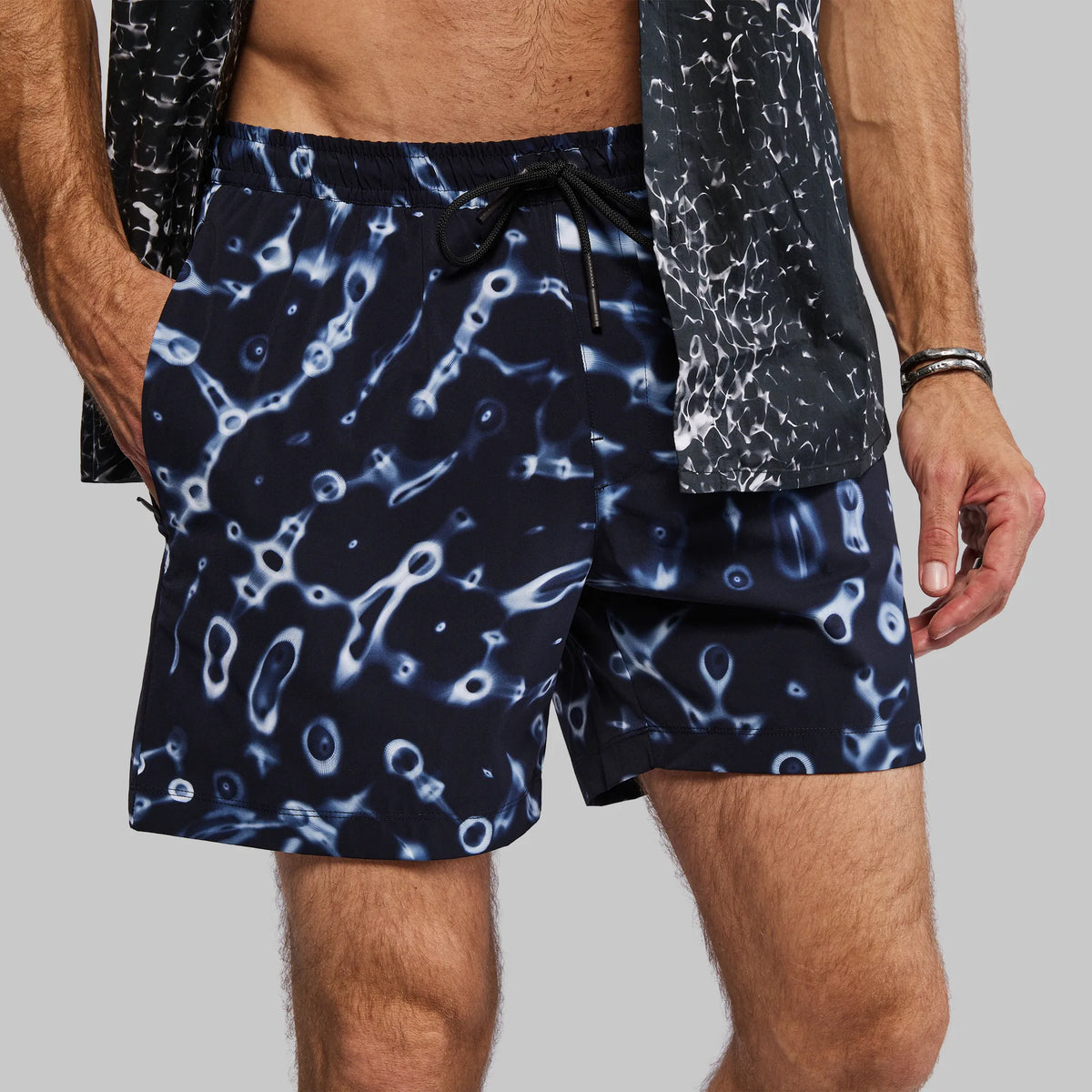 Cymatic Swim Shorts. Navy edition