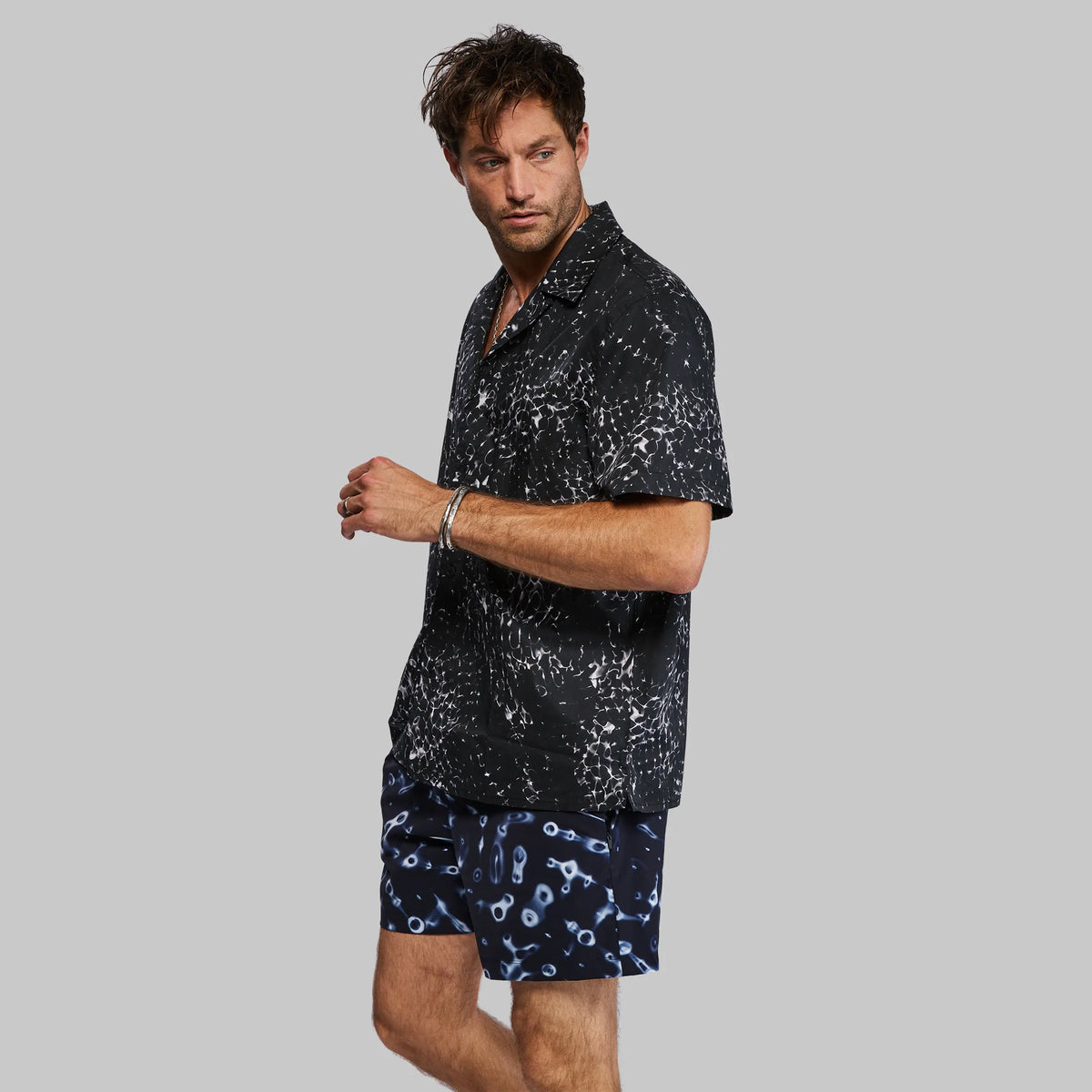 Cymatic Swim Shorts. Navy edition