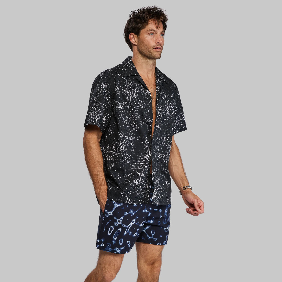 Cymatic Swim Shorts. Navy edition