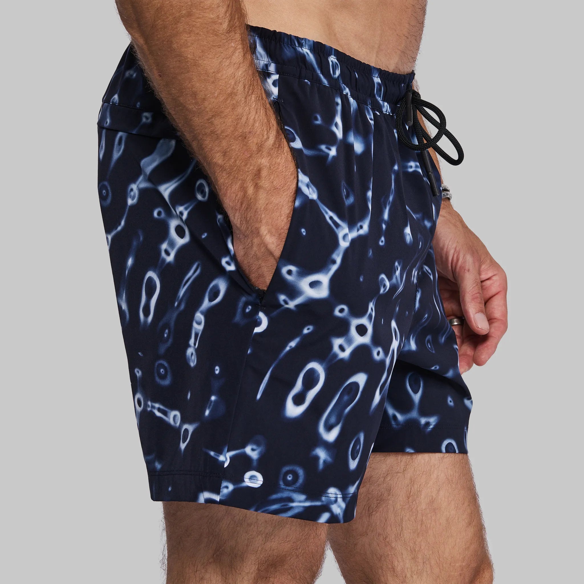 Cymatic Swim Shorts. Navy edition