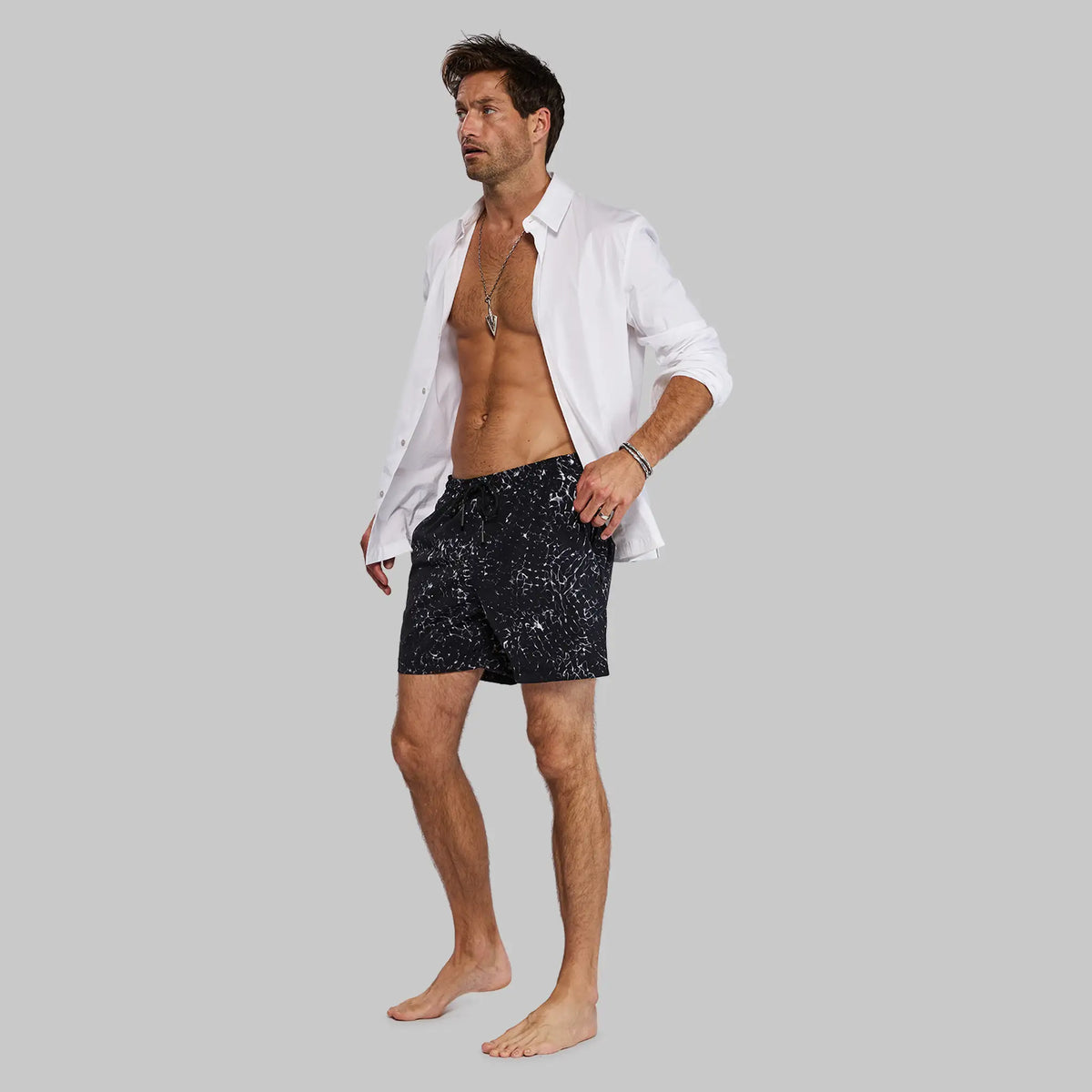 Cymatic Swim Shorts. Black edition