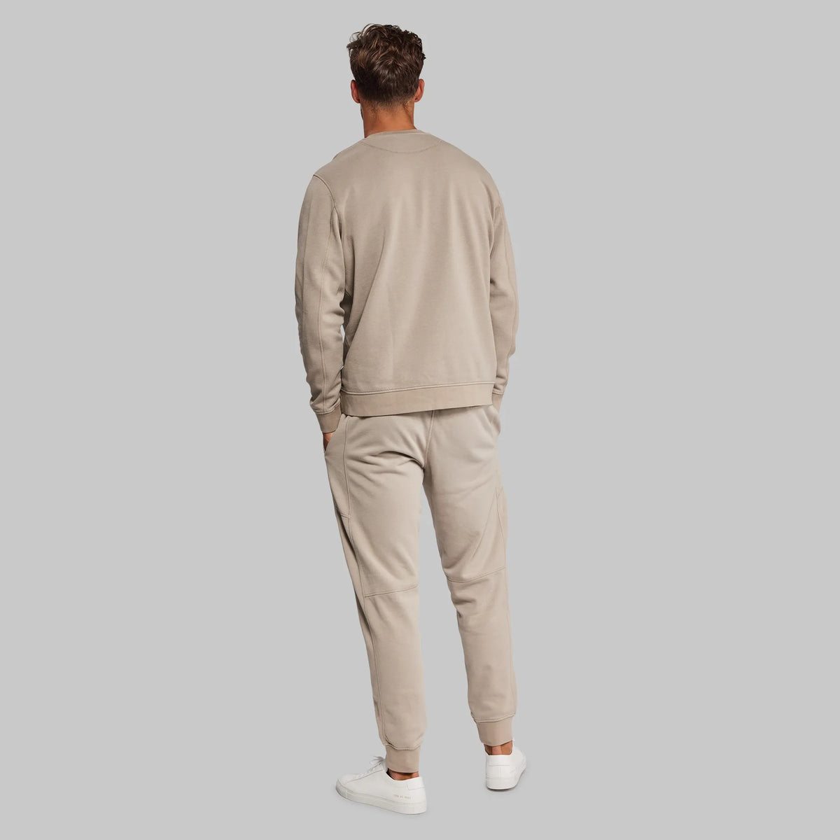 Plant Dyed Sweatshirt. Almond edition