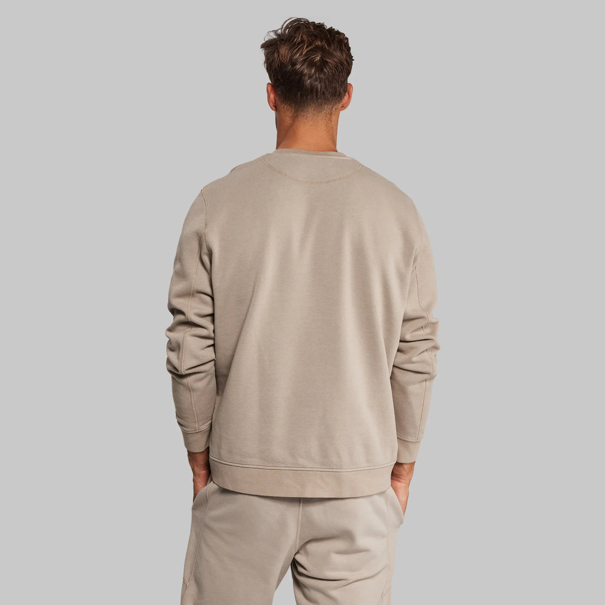 Plant Dyed Sweatshirt. Almond edition