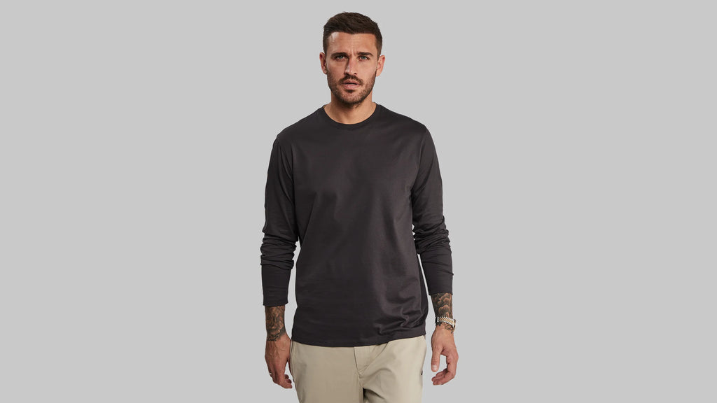 Equator T Shirt. Long Sleeve Granite edition – Vollebak