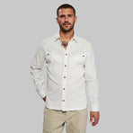 Equator Shirt with Collar. White edition