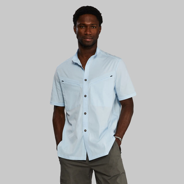 Equator Shirt. Short Sleeve Light Blue edition