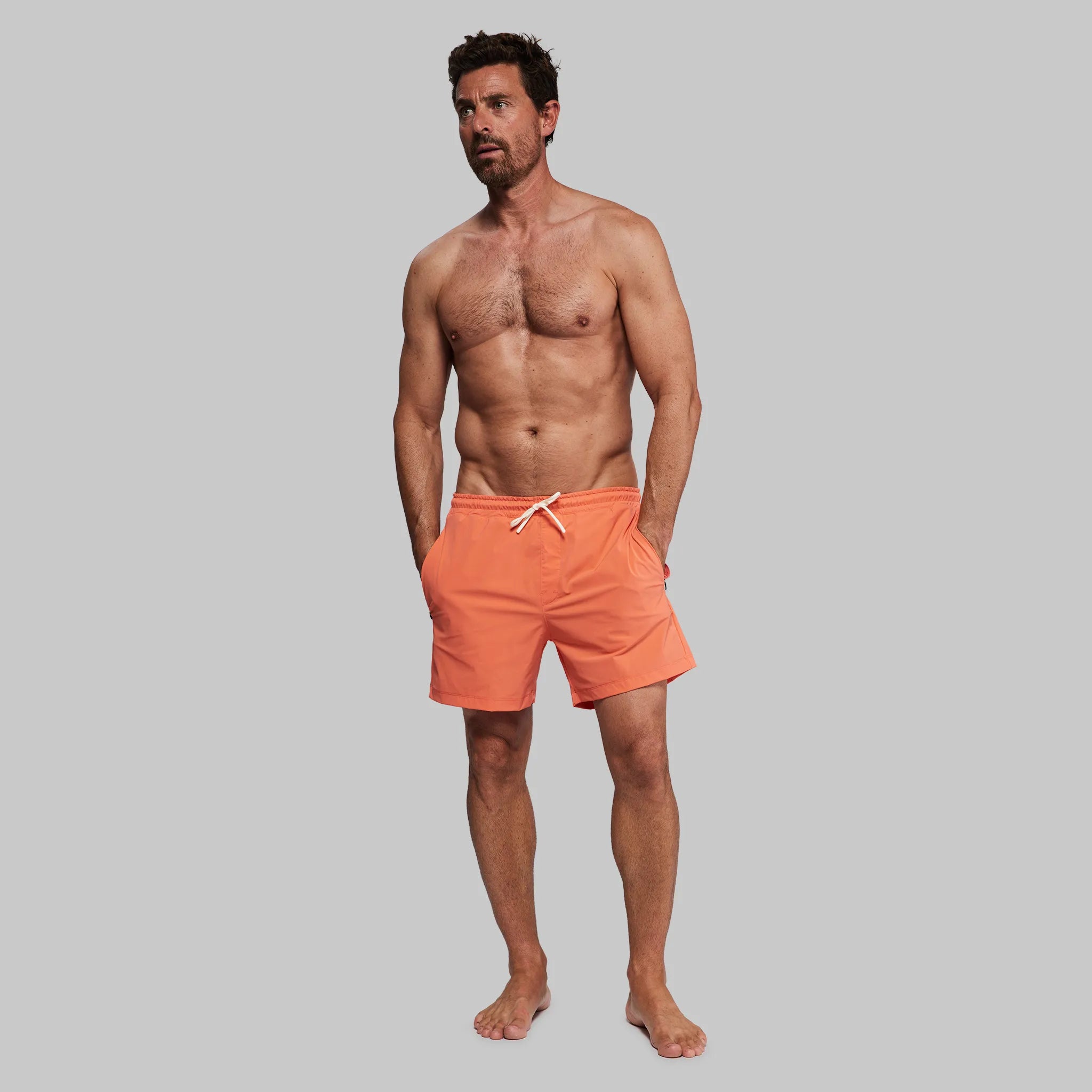 Equator Swim Shorts. Coral Pink edition