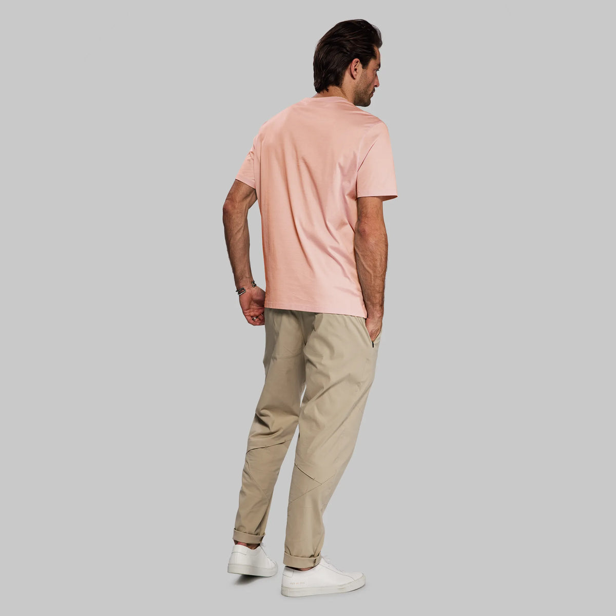 Equator T Shirt. Coral Pink edition