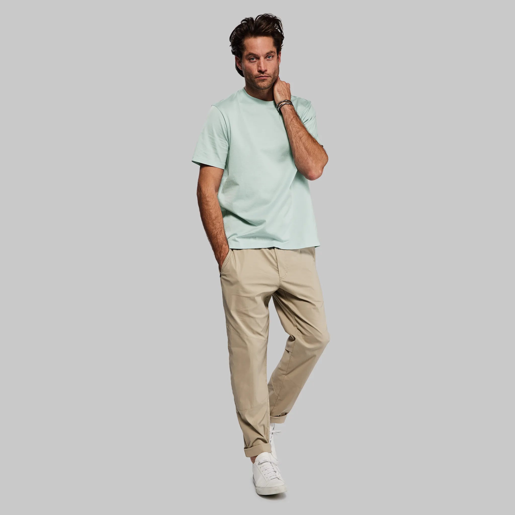 Equator T Shirt. Mint Green edition