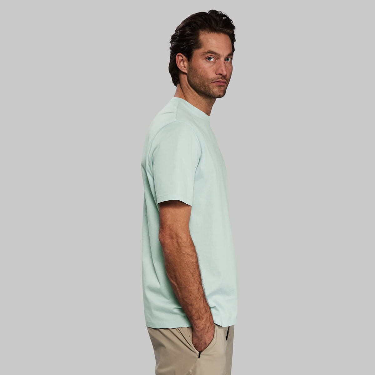 Equator T Shirt. Mint Green edition