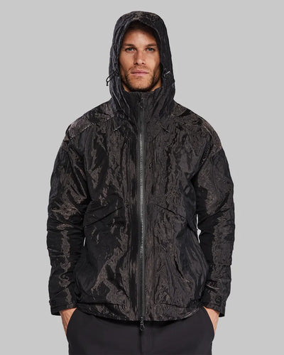 Black metallic coat shop