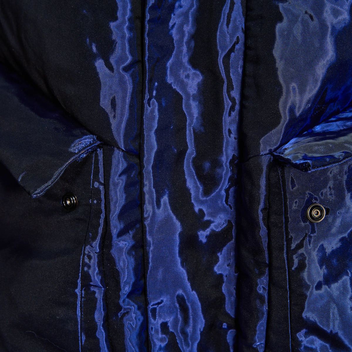 Navy Full Metal Puffer. Eiderdown edition