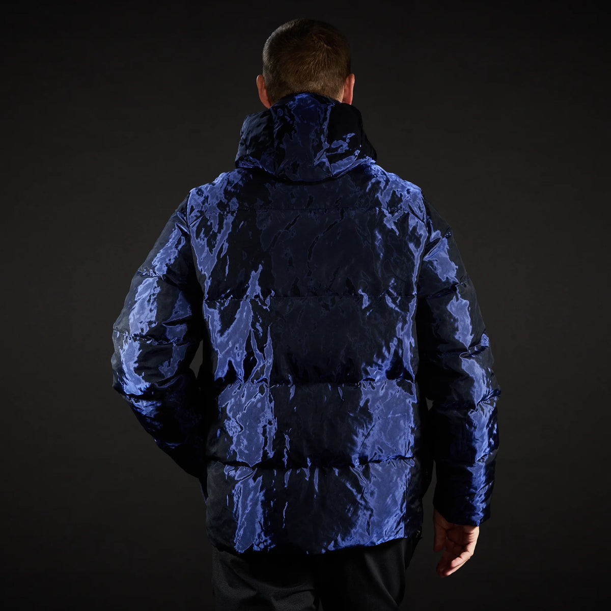 Navy Full Metal Puffer. Eiderdown edition