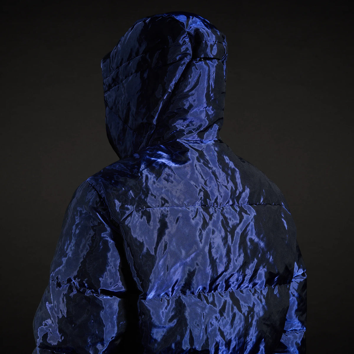 Navy Full Metal Puffer. Eiderdown edition