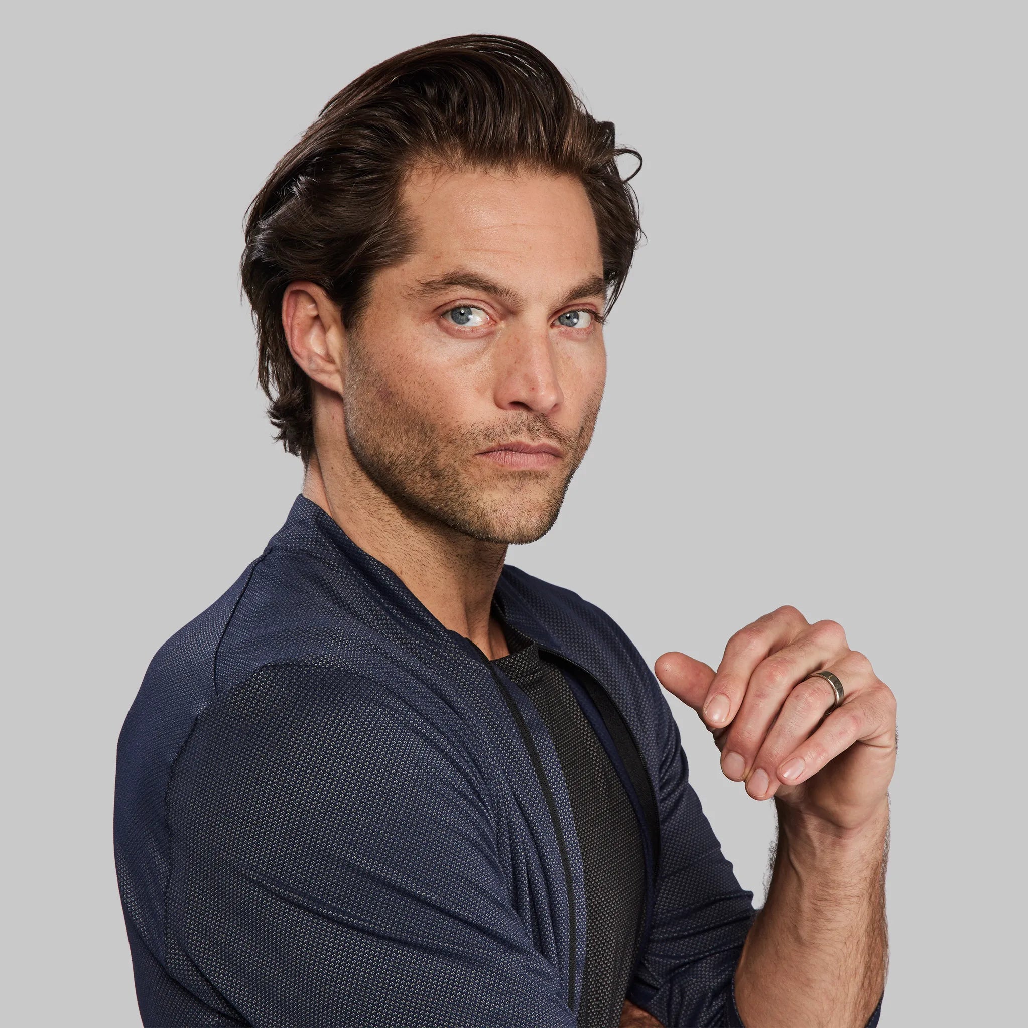 Graphene T Shirt - Zipped Navy edition