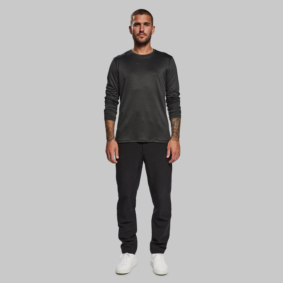 Graphene T Shirt. Long Sleeve Black edition