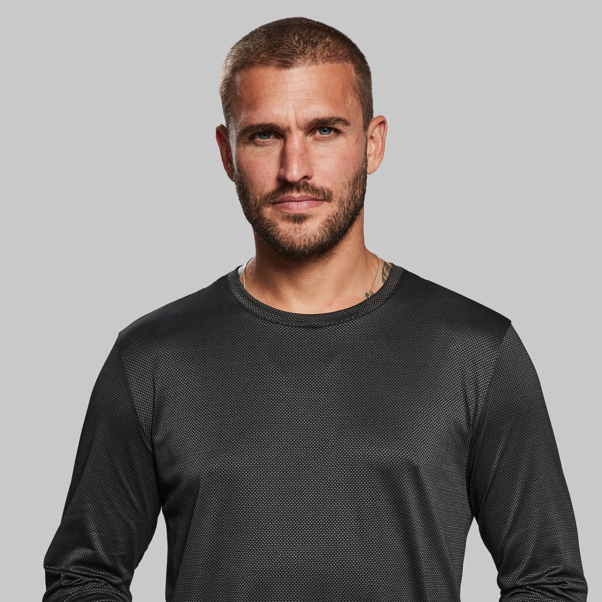 Graphene T Shirt. Long Sleeve Black edition