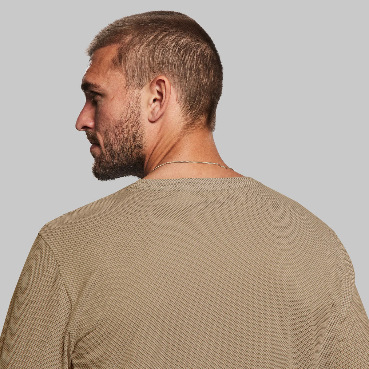 Graphene T Shirt. Long Sleeve Sand edition