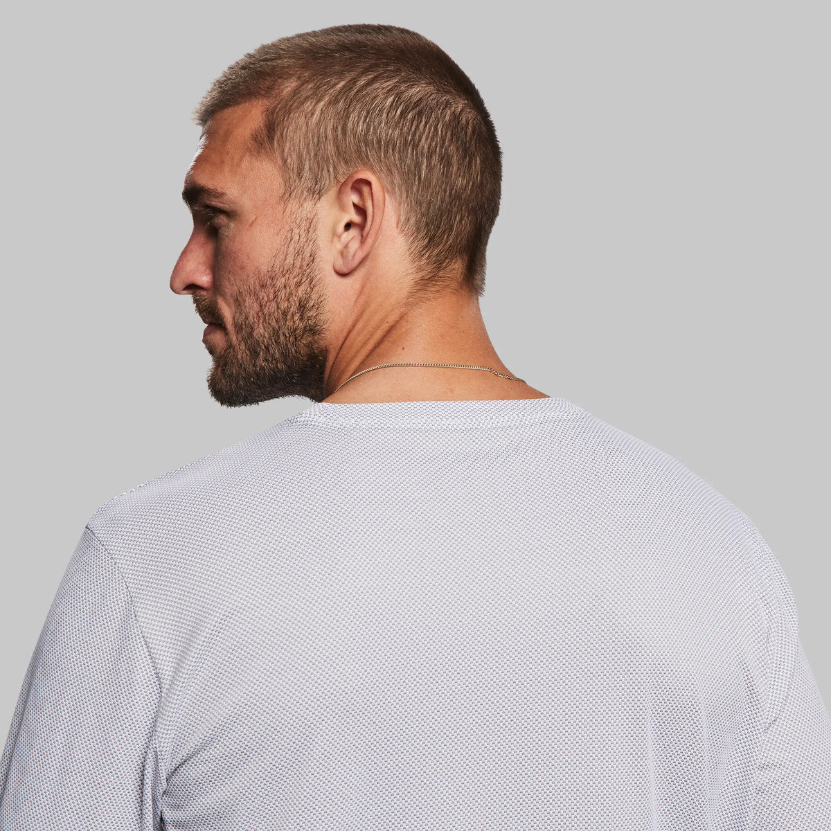 Graphene T Shirt. Long Sleeve White edition