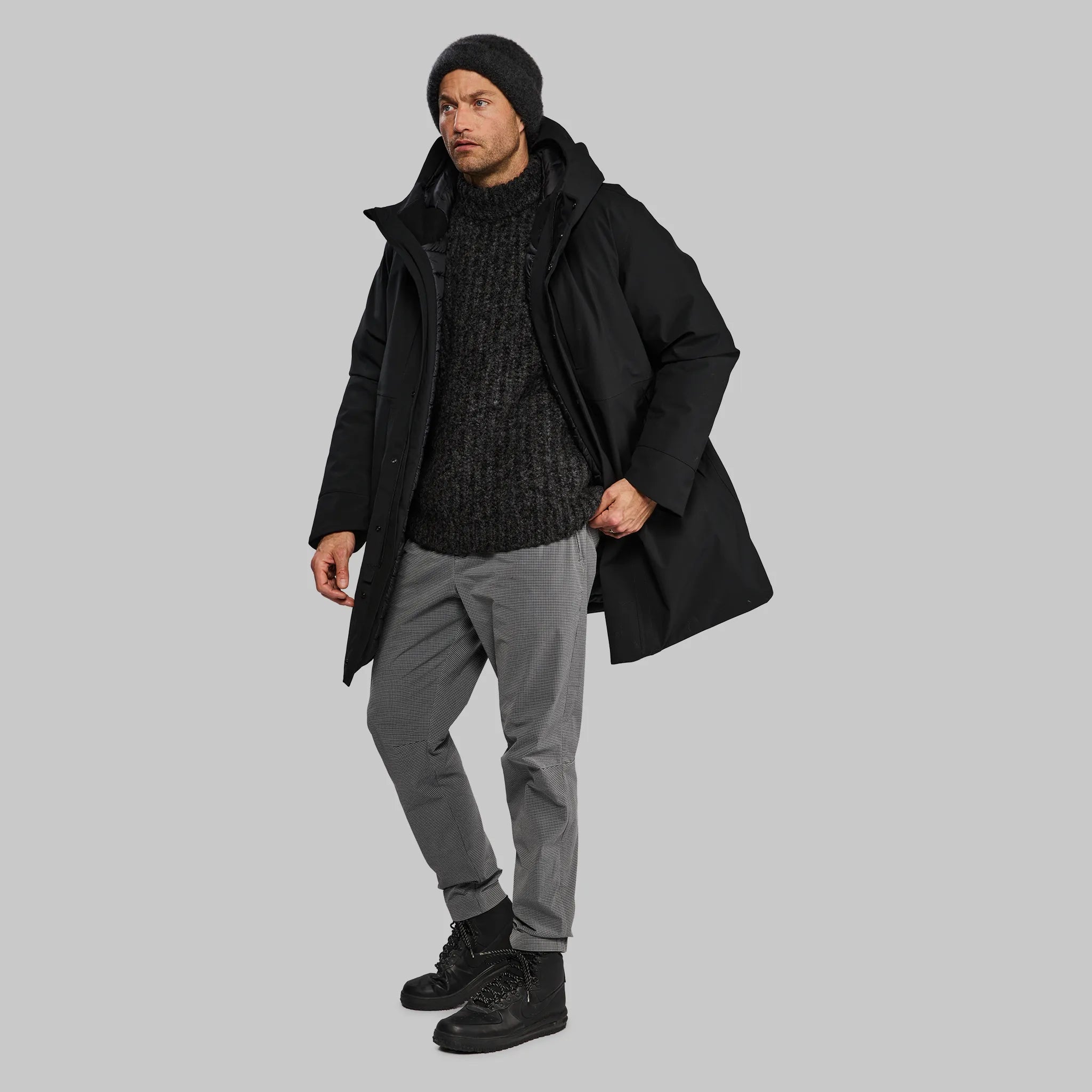 Hybrid Puffer. Black edition