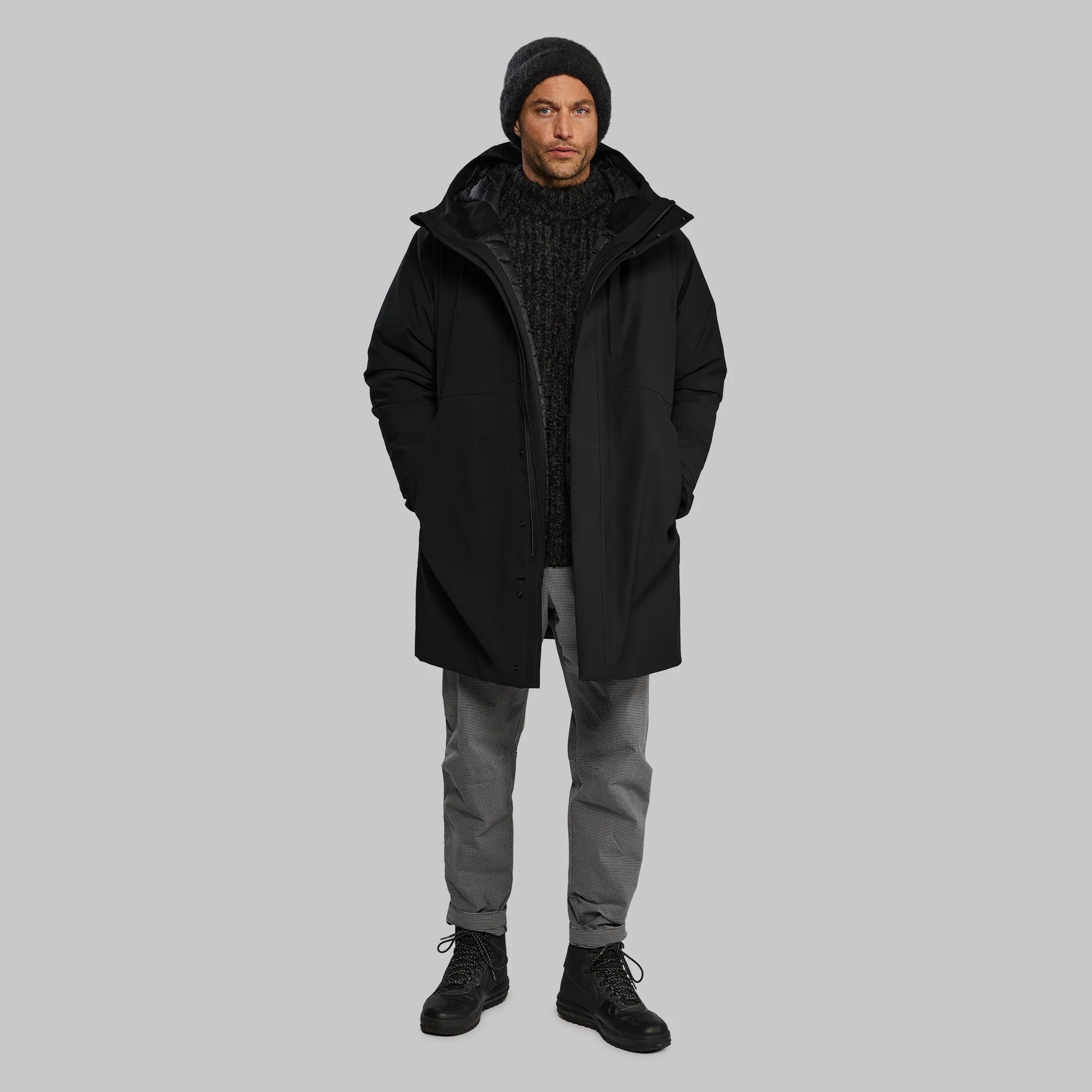 Hybrid Puffer. Black edition