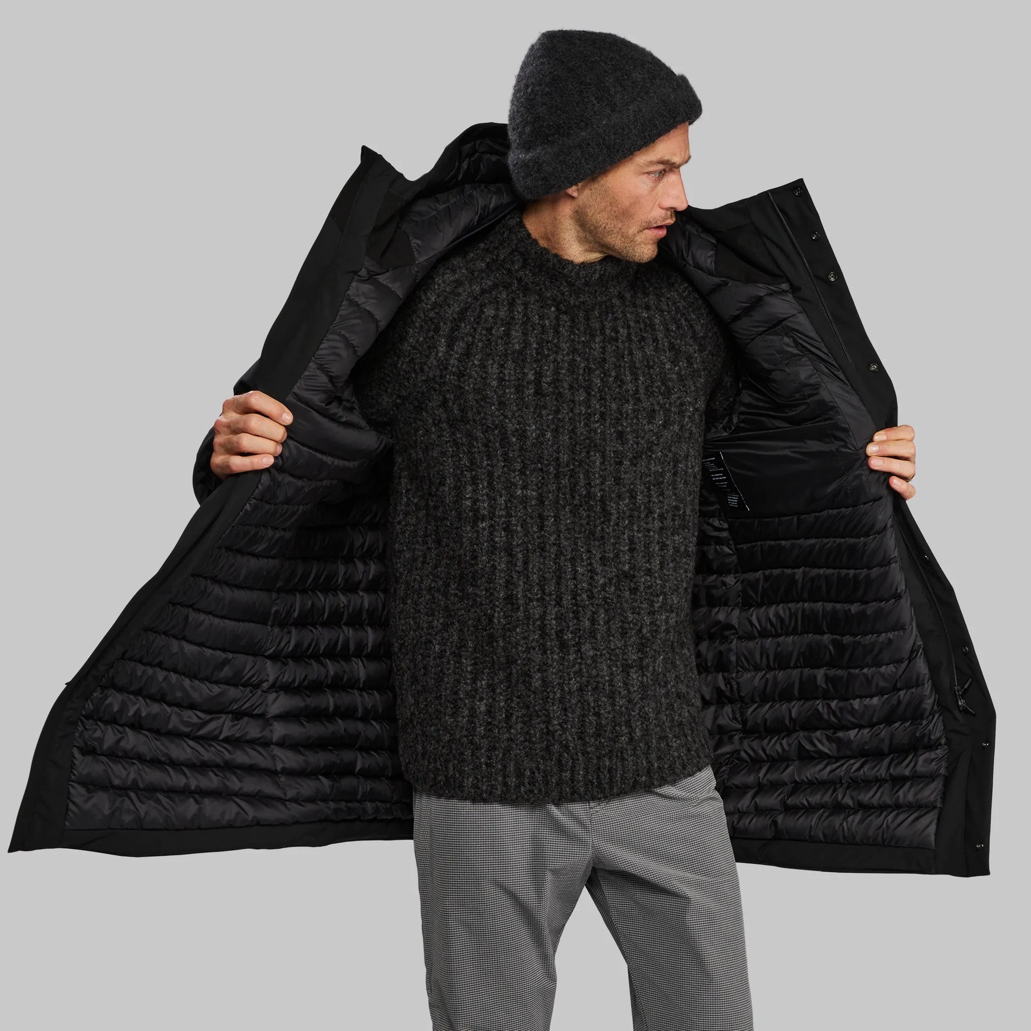 Hybrid Puffer. Black edition