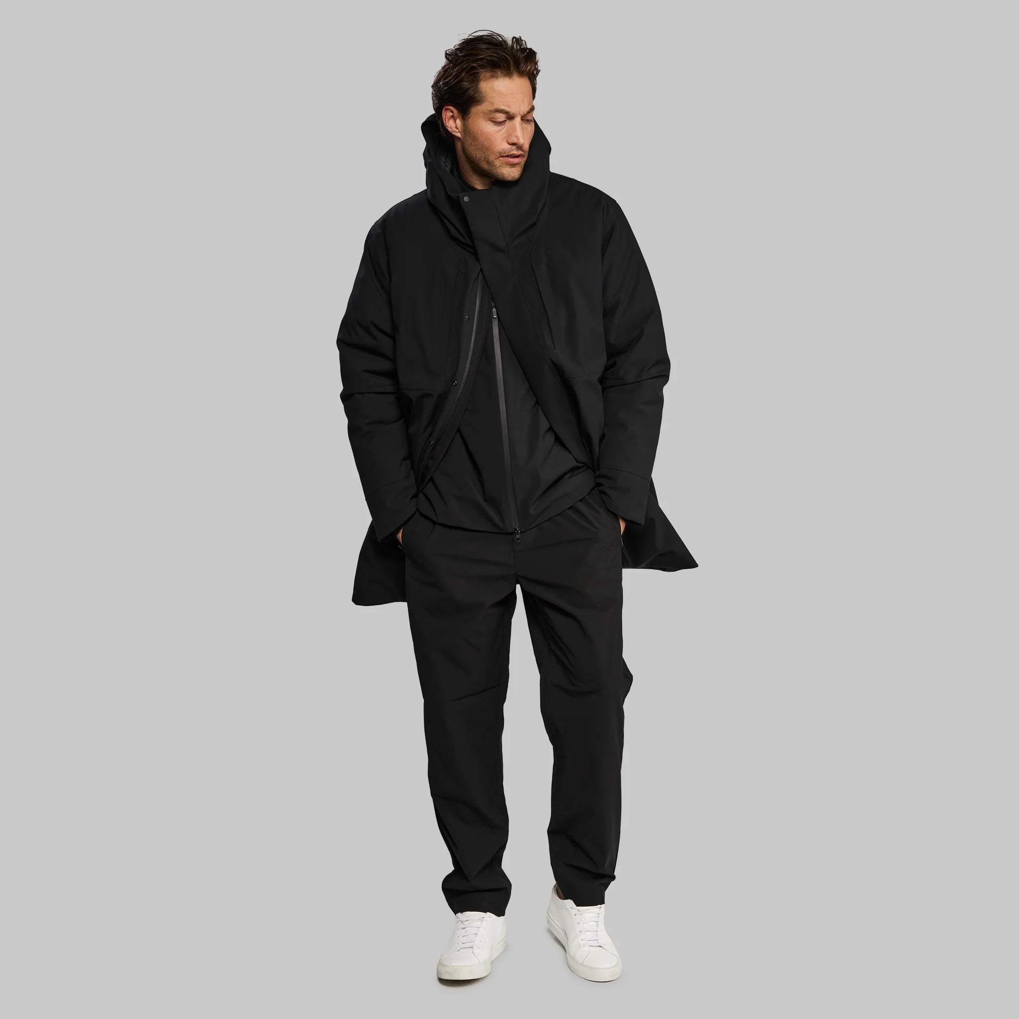 Hybrid Puffer. Black edition