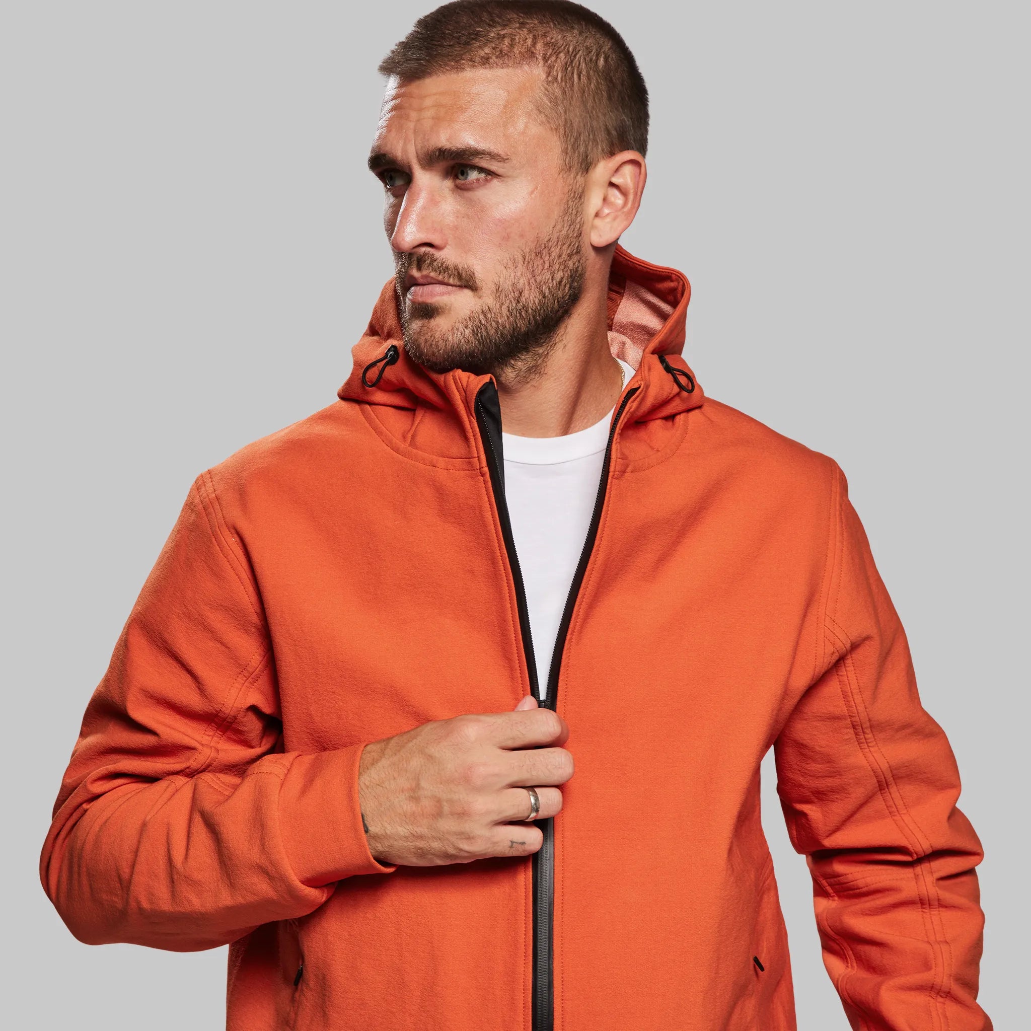 Indestructible Hoodie. International Orange edition