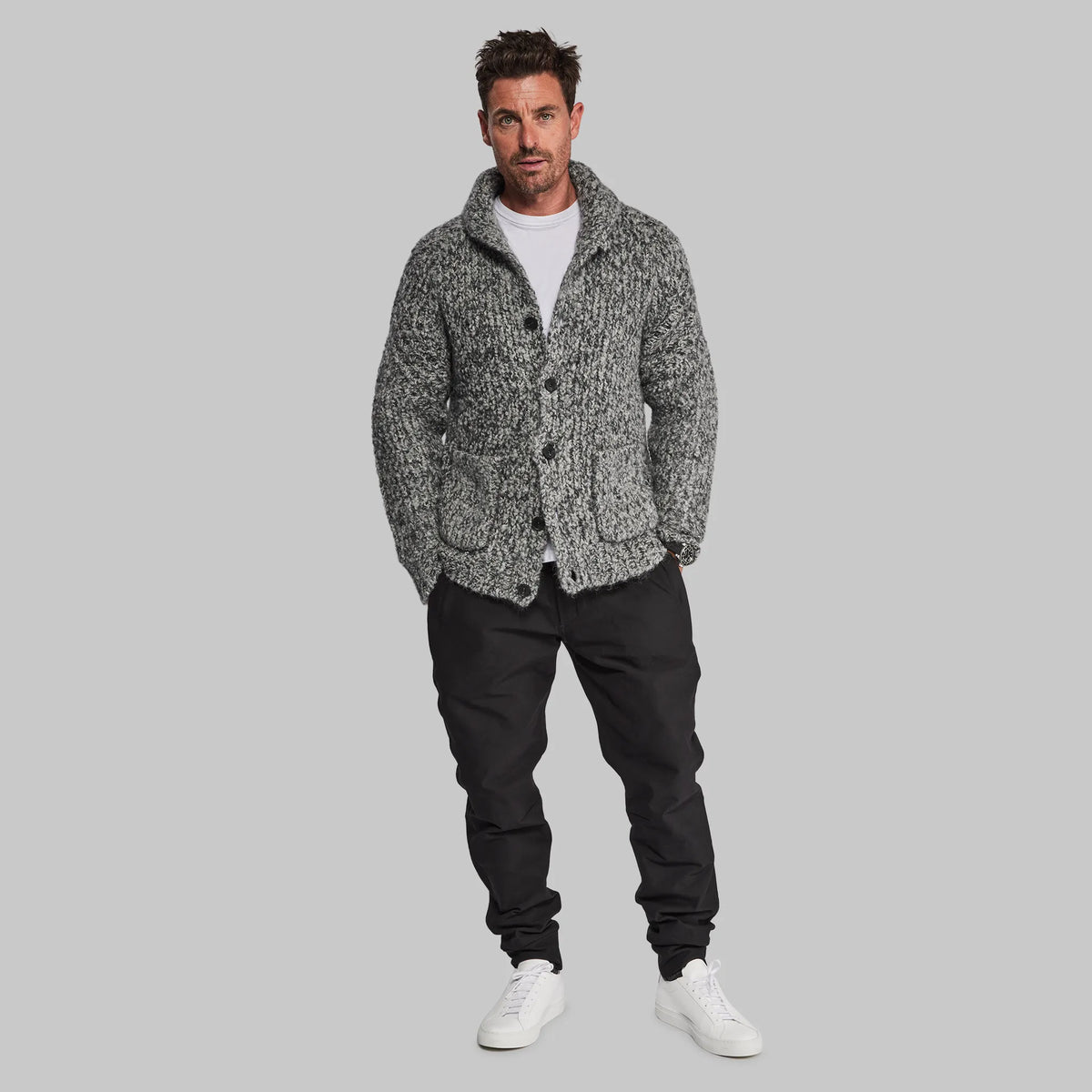 Sub Zero Cardigan. Grey Marl edition – Vollebak