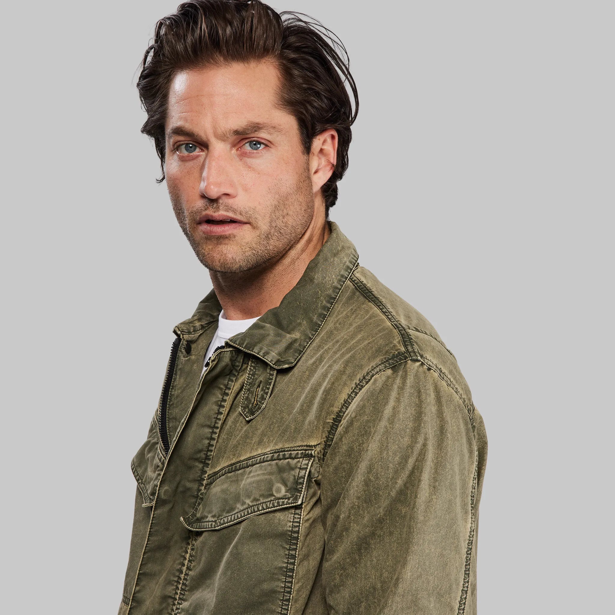 Planet Earth Lightweight Field Jacket. Green edition