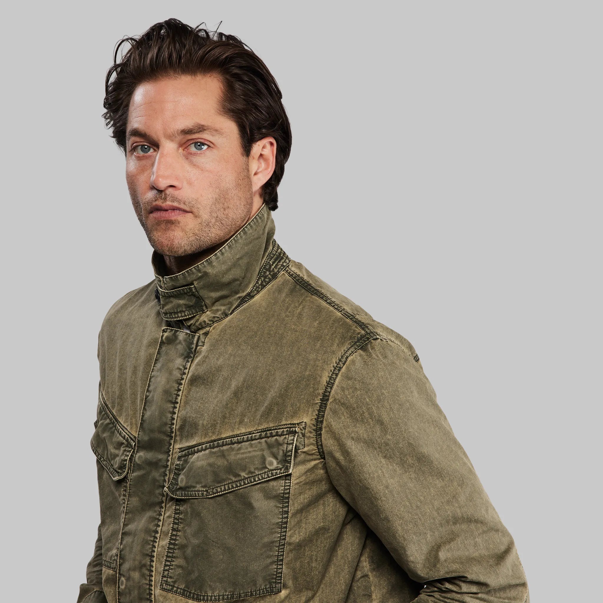 Planet Earth Lightweight Field Jacket. Green edition