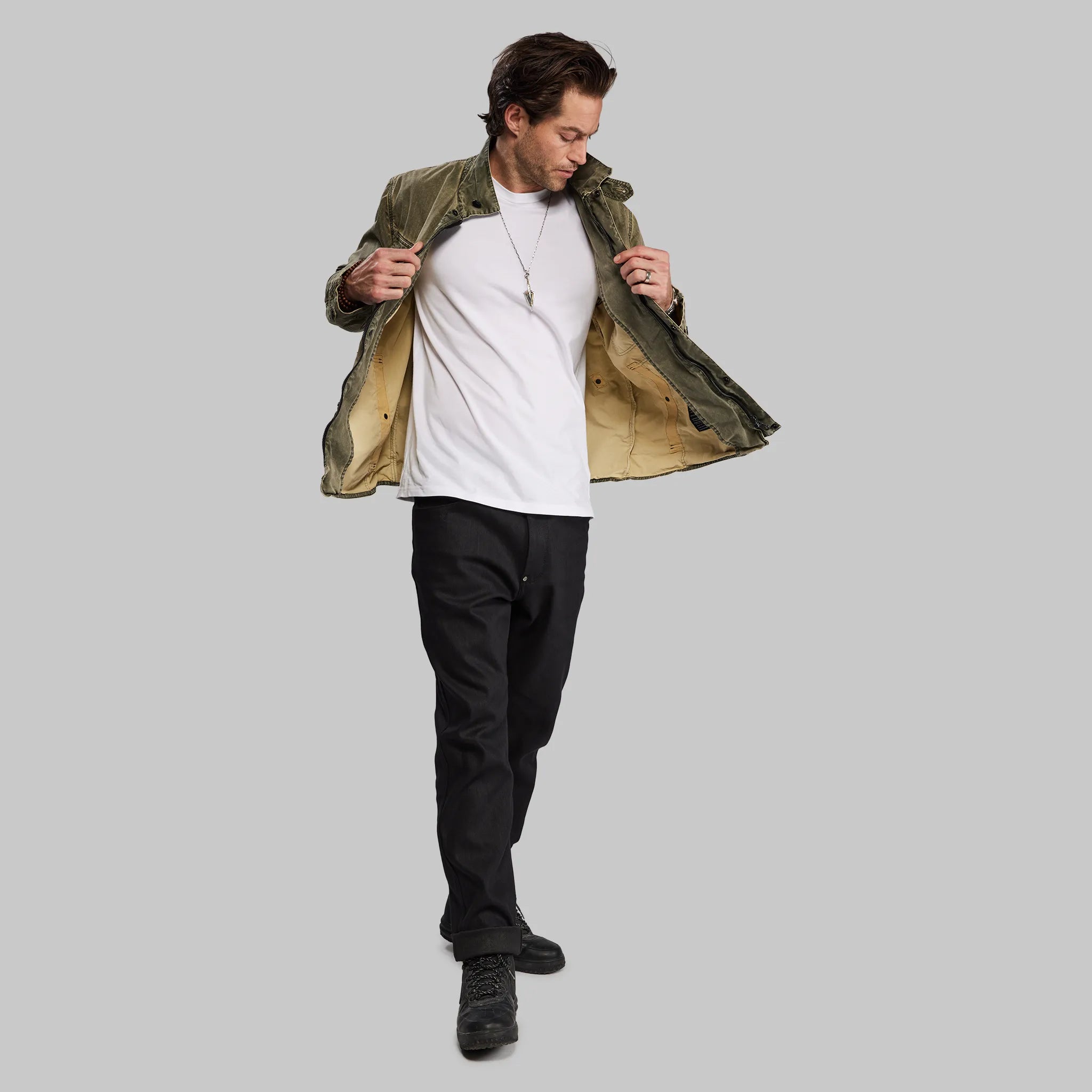 Planet Earth Lightweight Field Jacket. Green edition