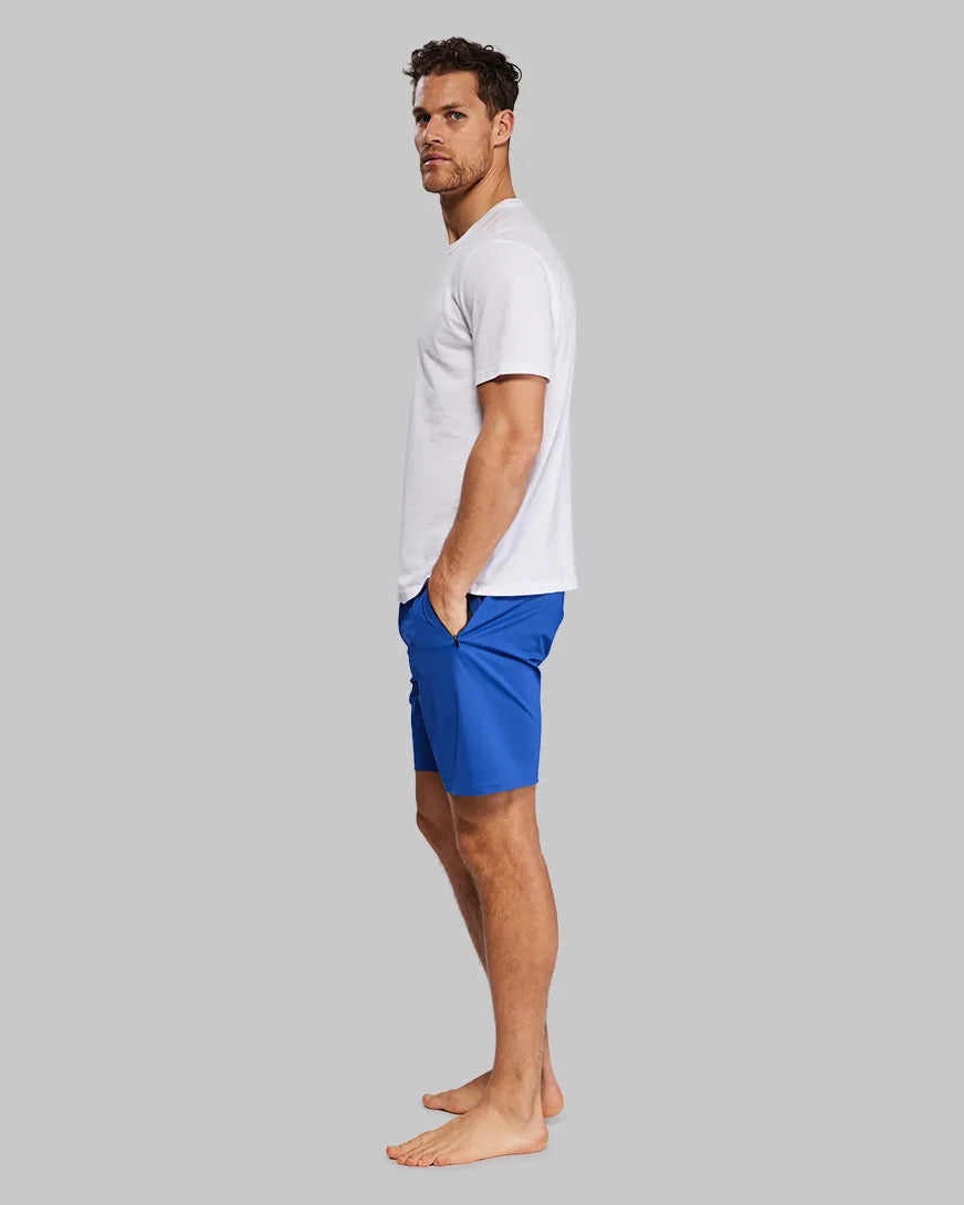 Planet Earth Swim Shorts. Blue edition